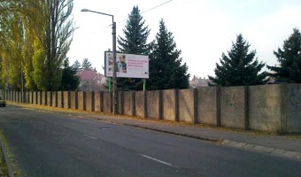Hadnagy úti betonfal
